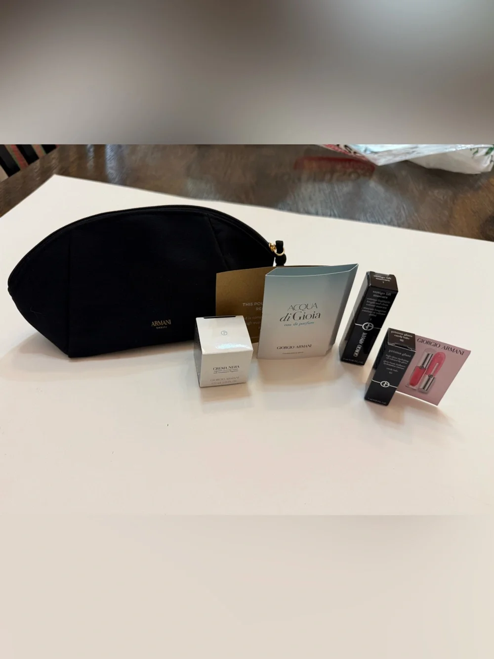 Giorgio Armani Acqua di Gioia & Black Cosmetic Boxes